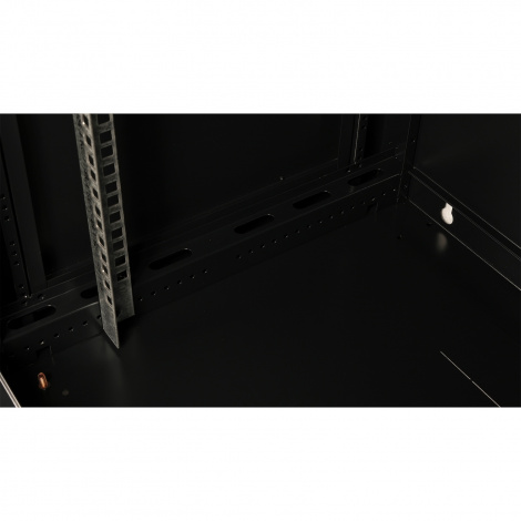 Шкаф 19" телекоммуникационный настенный, 15U  769x600х450 мм, дверь металл, черный